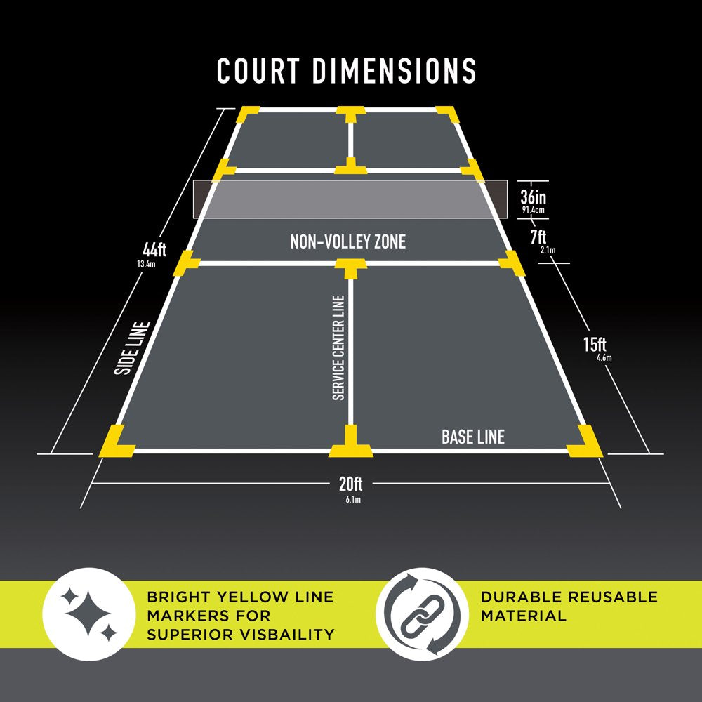 Pickleball Court Marker Kit