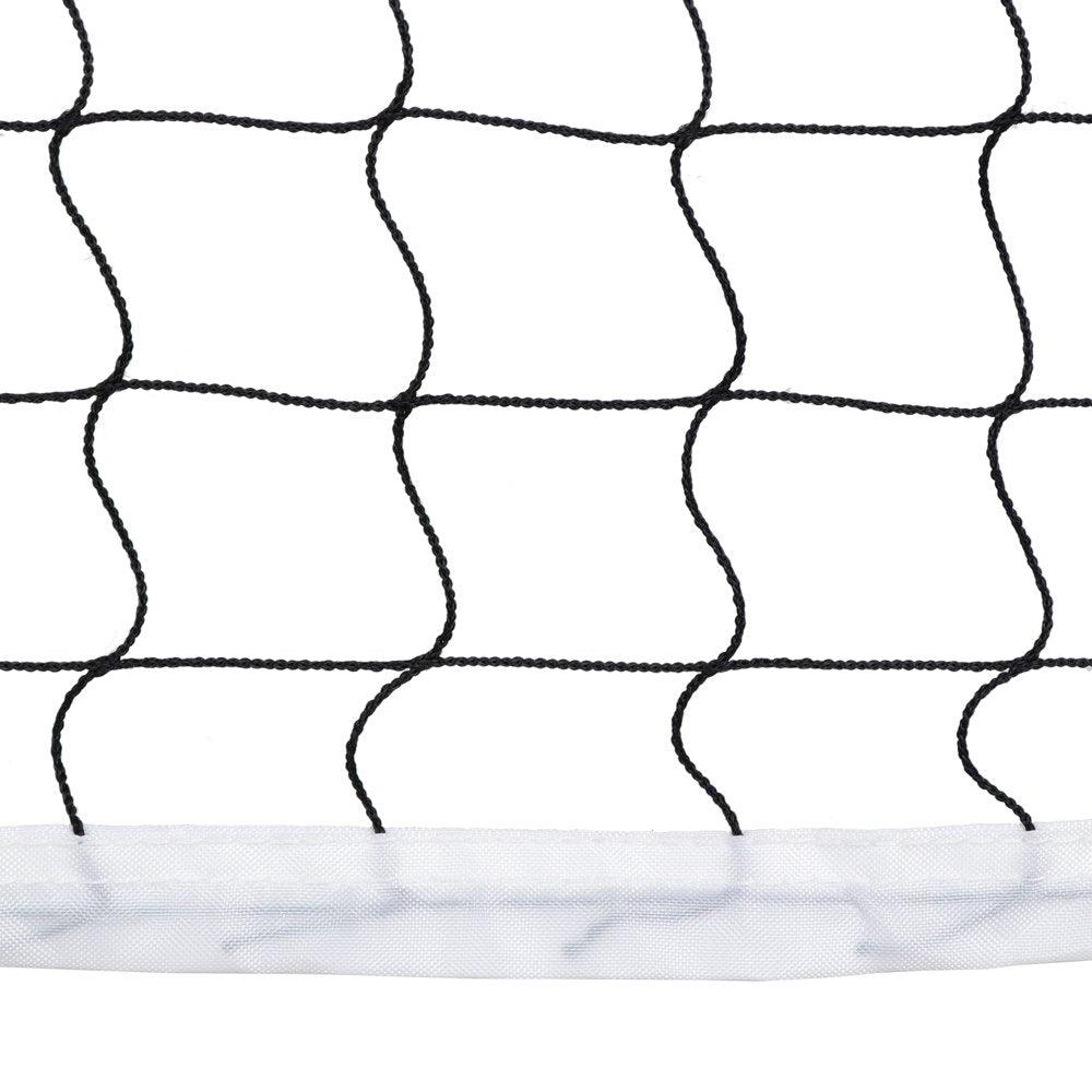 22FT Portable Pickleball Tennis Net W/Stand, Net, Carry Bag Steel Poles - setpickleball