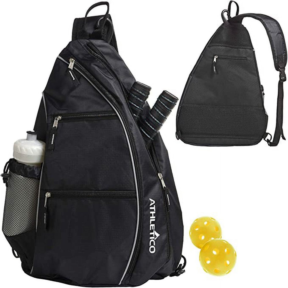 Sling Bag Crossbody Backpack for Pickleball, Tennis