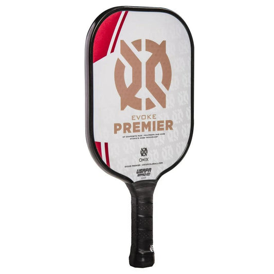 Evoke Premier Pickleball Paddle, Red