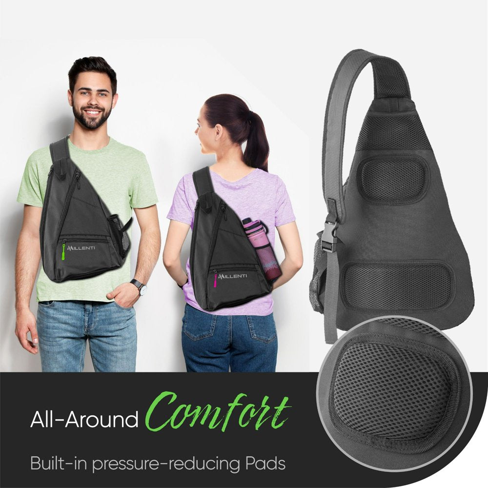 Sling Bag Crossbody Backpack - Lightweight Pickleball bag