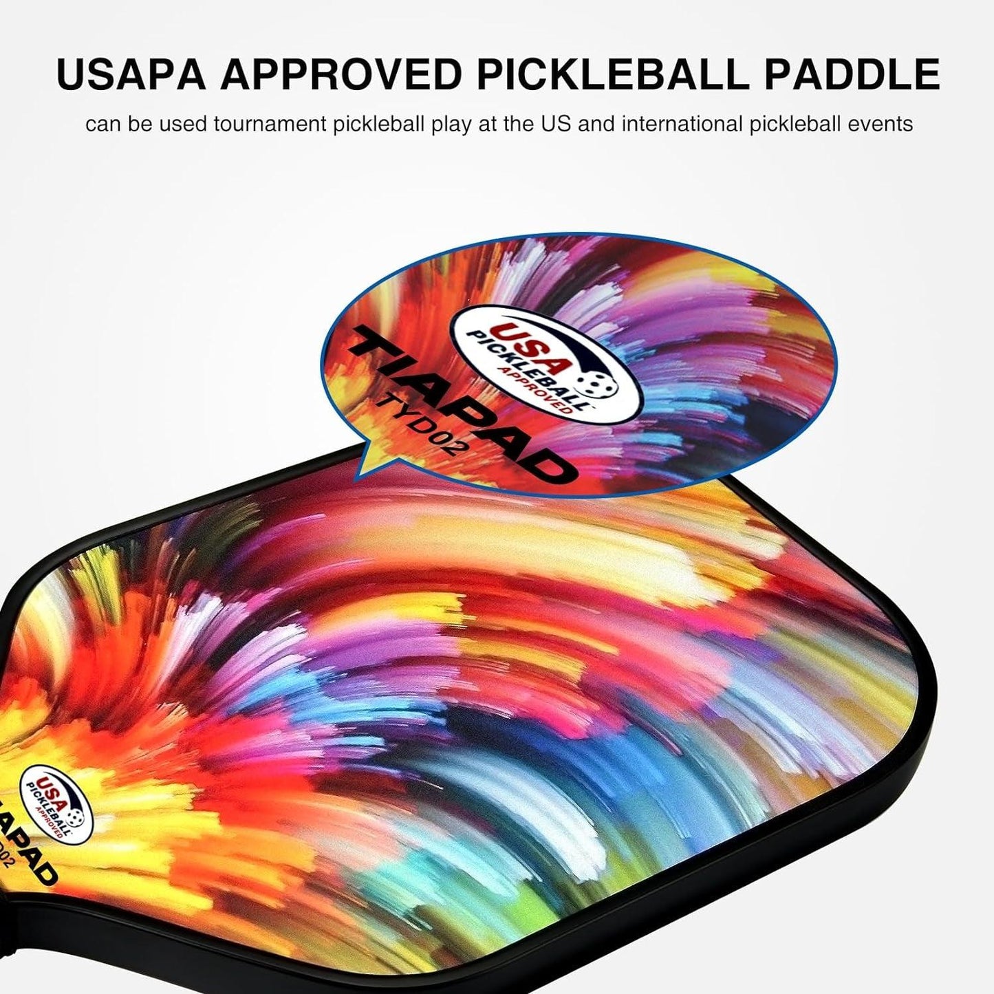 Pickleball Paddles Set of 2/4, USAPA Approved Pickleball Rackets Set