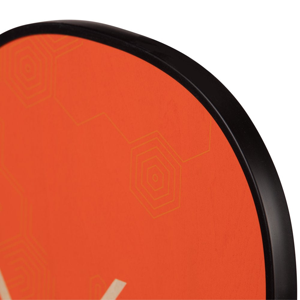 V2 Pickleball Paddle, Orange, Baltic Birch Wood