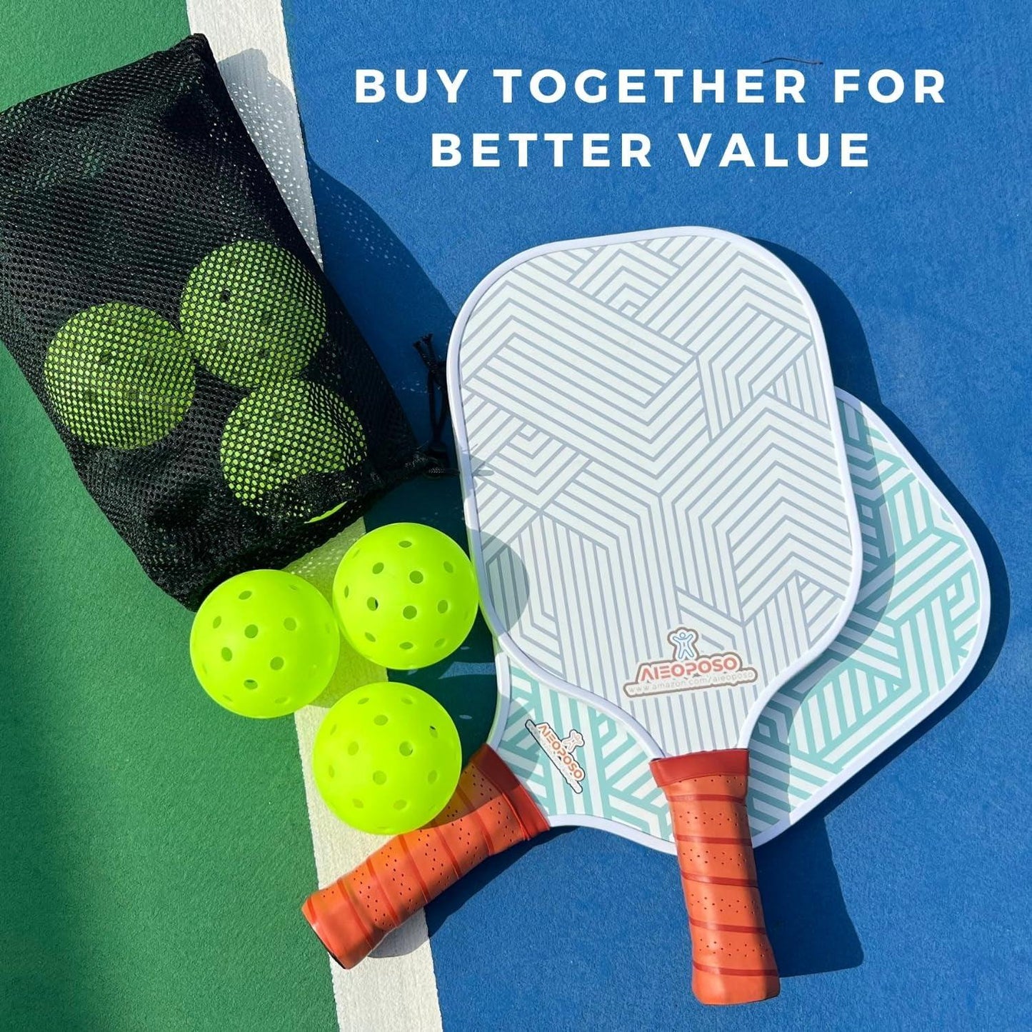 Pickleball Paddles, USAPA Approved Carbon Fiber Pickleball Paddle, Polypropylene Honeycomb Core