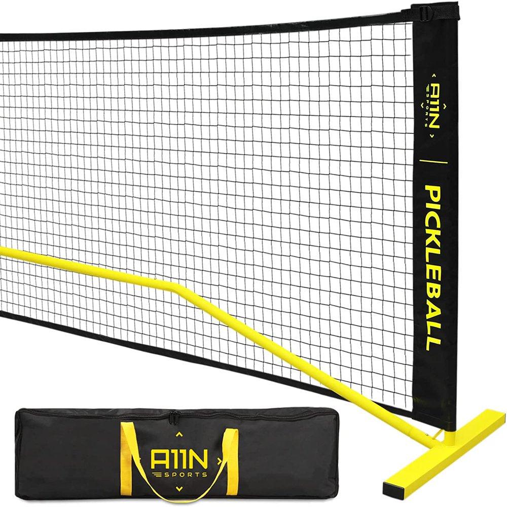 Portable Pickleball Net System, 22Ft Regulation Size Net with Carrying Bag