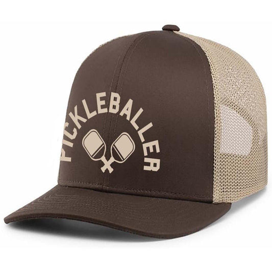 Mens Pickleball Hat Funny Pickleballer Mesh Back