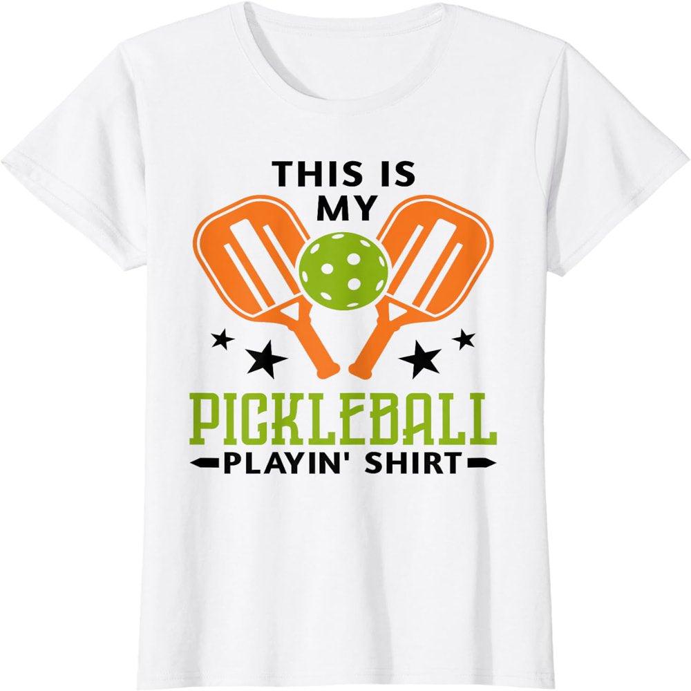 Funny Pickleball Playin' Graphic Women Men Pickleball Player T-Shirt - setpickleball