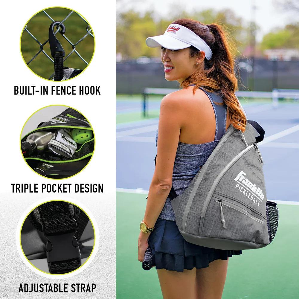 Gray Pickleball Sports Equipment Bag - setpickleball