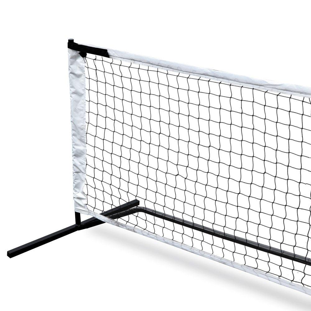 22FT Portable Pickleball Tennis Net W/Stand, Carry Bag, Steel Poles - setpickleball