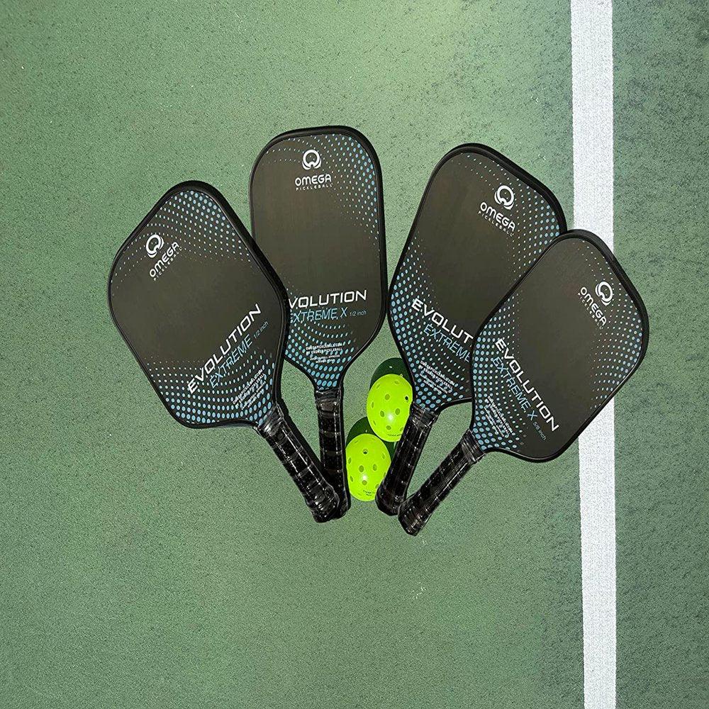 Evolution Extreme X Pickleball Paddle - Pickleball Paddles with Thick Polymer Core - setpickleball