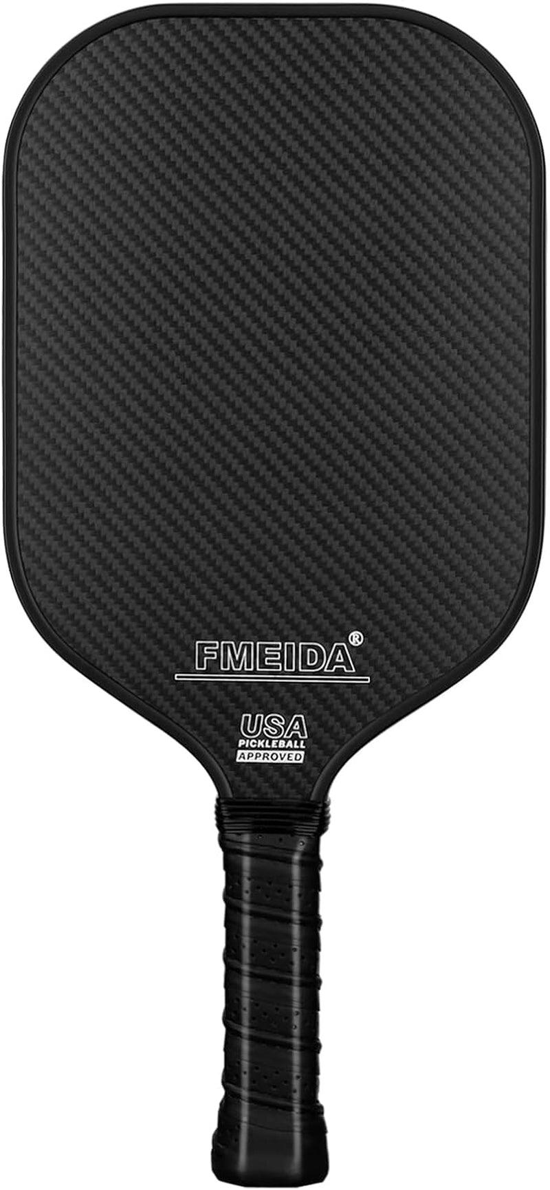 Pickleball Paddle, USAPA Approved Pickleball Paddle, 3K Raw Carbon Fiber Surface 