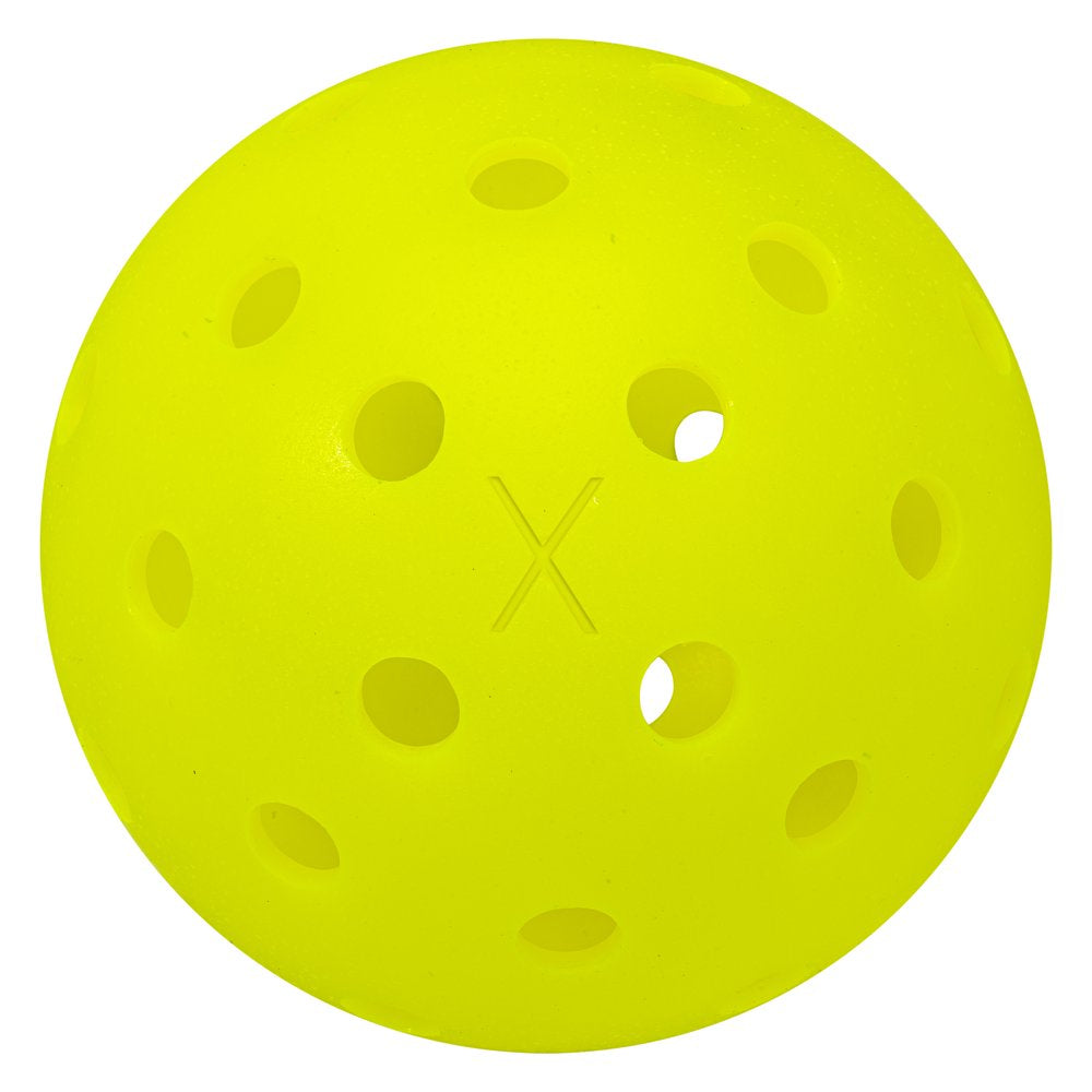 Professional title: " X40 Pickleballs - 6 Pack - Regulation Size - Optic Yellow